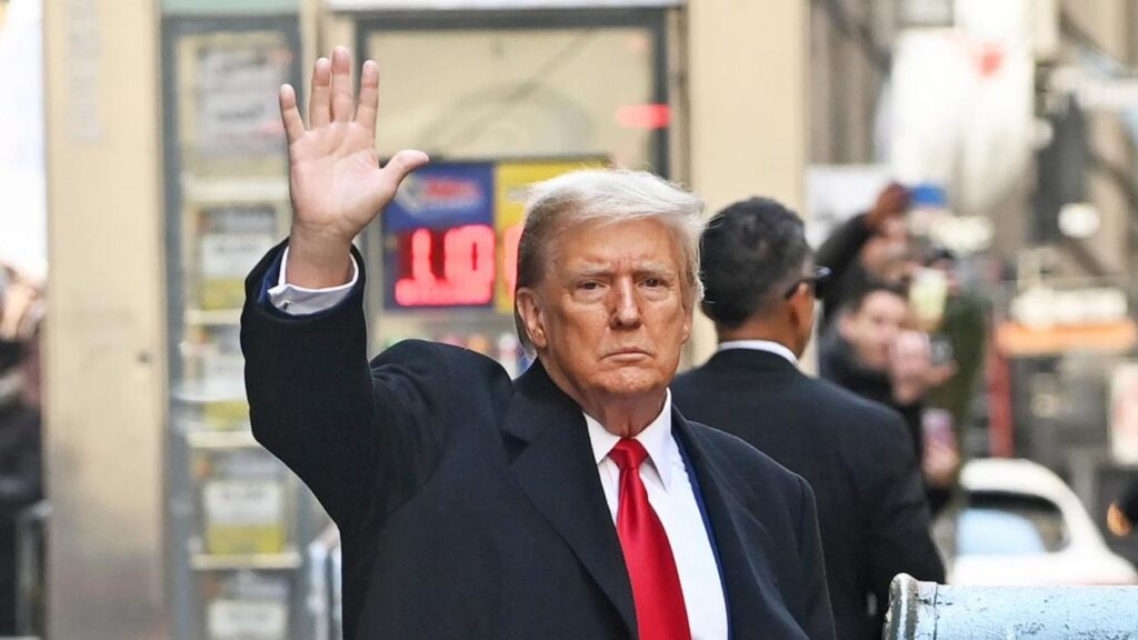Donald Trump, March 25, 2024, in New York. (Andrea Renault/star Max/GC Images/Getty Images)