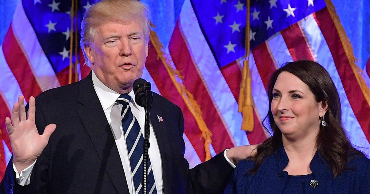 Donald Trump (left) posted that Ronna McDaniel (right) was a “friend” but that he would be “making a decision the day after the South Carolina Primary" on “RNC growth.” | Susan Walsh/AP