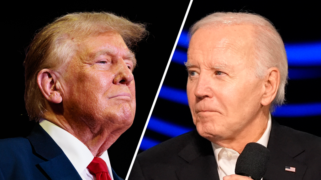 President-elect Donald Trump; President Joe Biden.